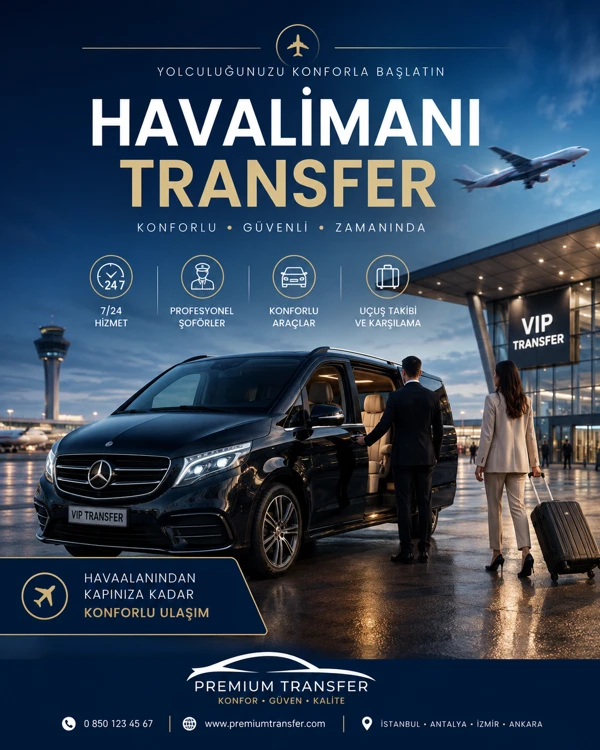 Havalimanı Transfer Hizmeti | Güvenli, Konforlu ve Ekonomik Ulaşım